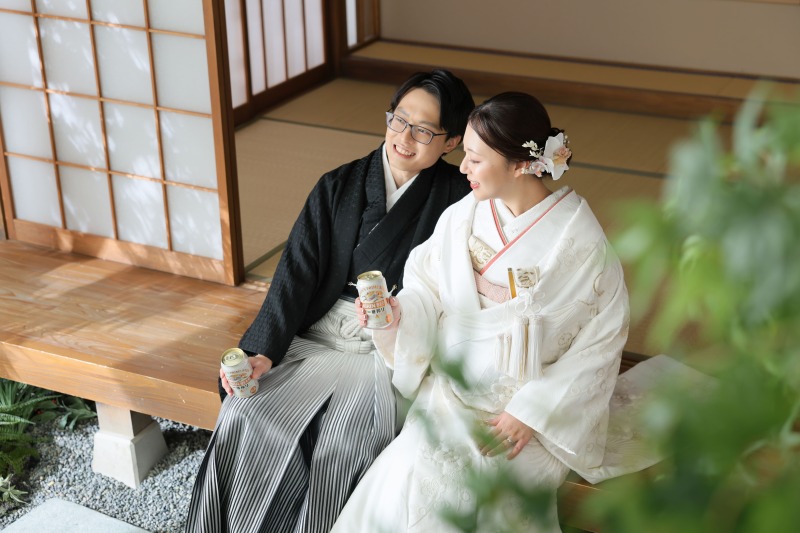 スタジオで快適に和装撮影◎