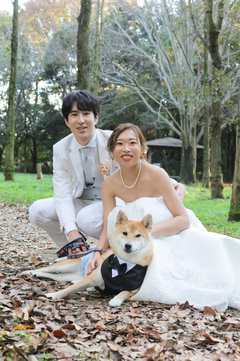 わんちゃんも一緒に