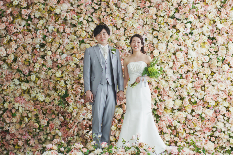 インパクトの強い花背景。