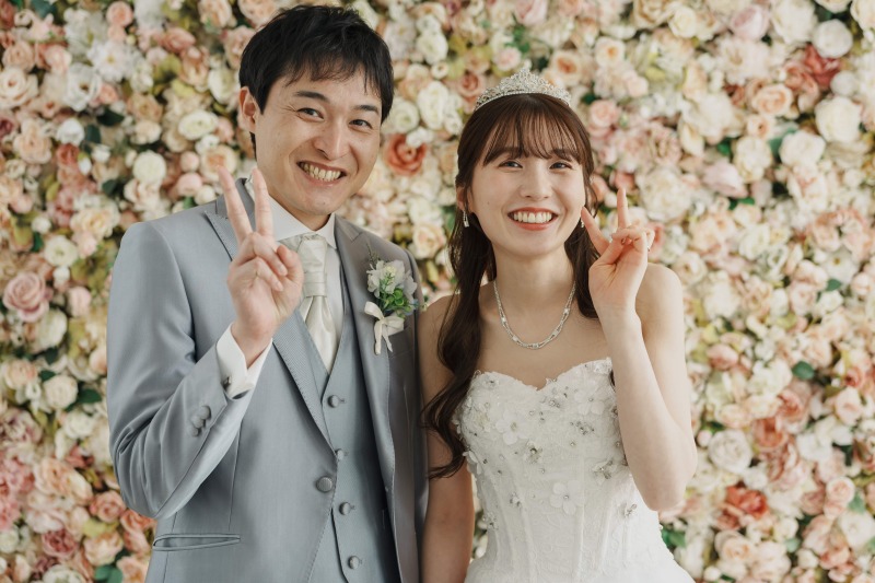 最後はニコニコ笑顔で