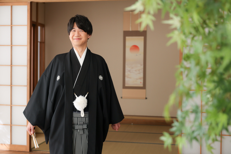 新郎様のソロカットも