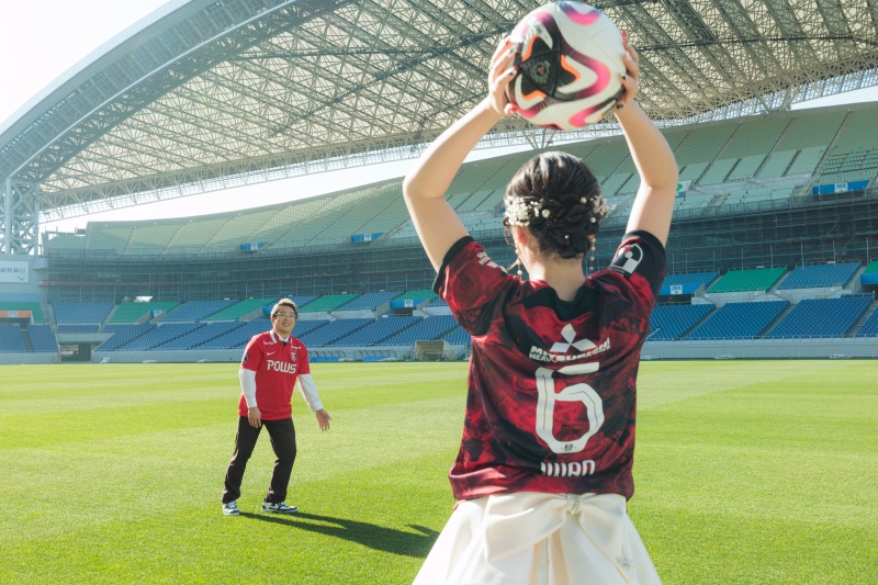 スローインを真似して