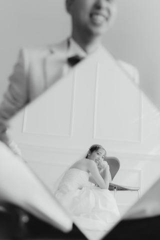 屋内庭園とハウススタジオ