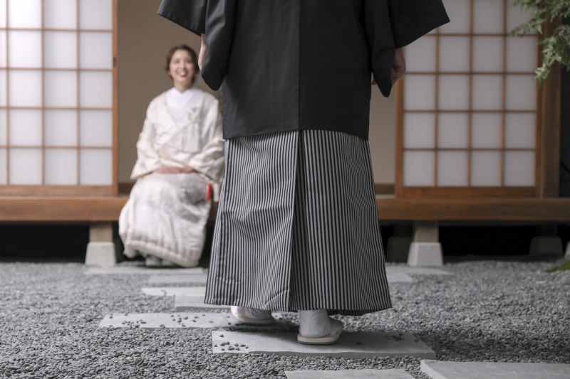 ご新郎様の後ろショット