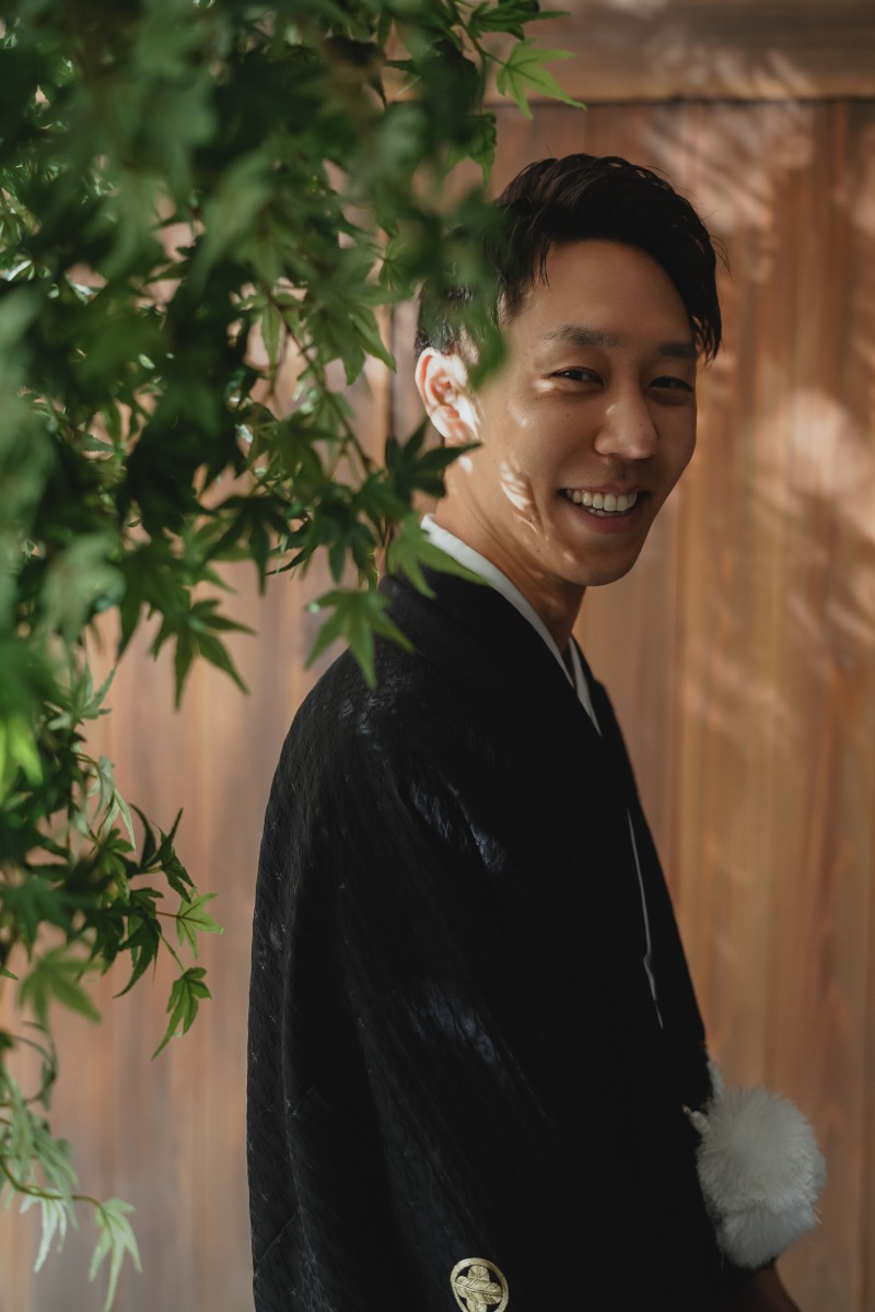 新郎様のソロカット