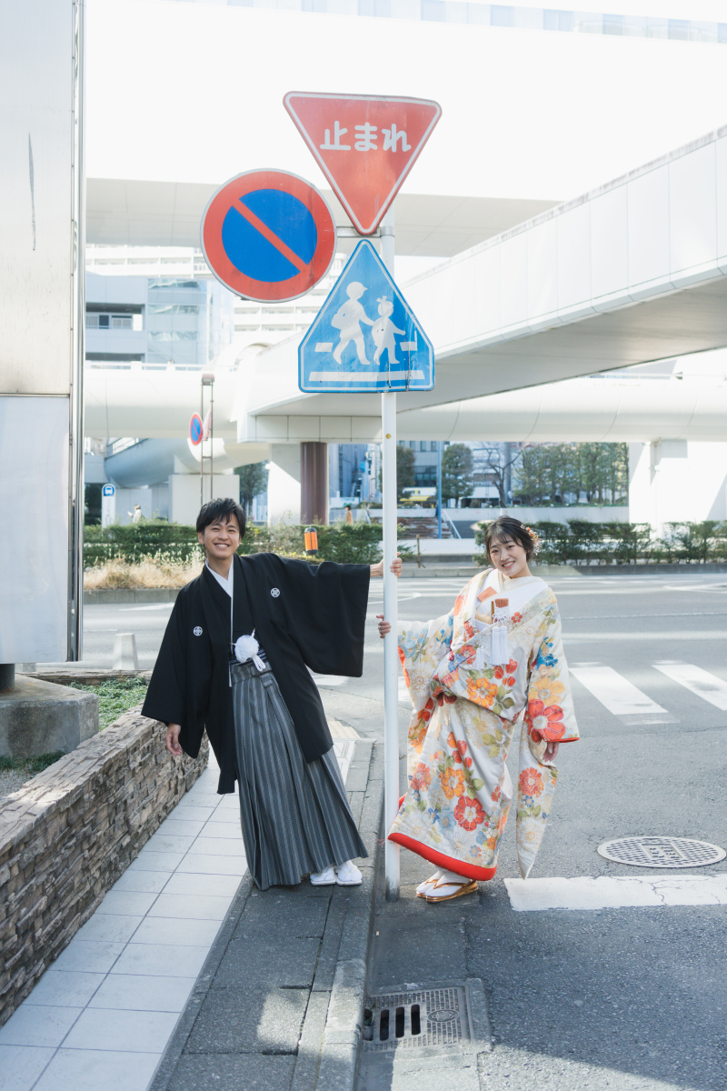 外でも撮りましたー