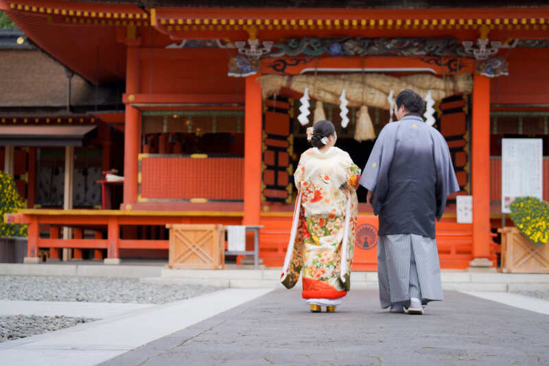 和装と神社