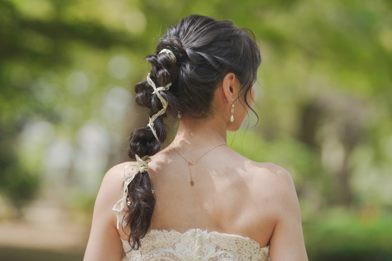 髪型も綺麗に残しましょう