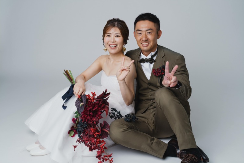 最後はピースで