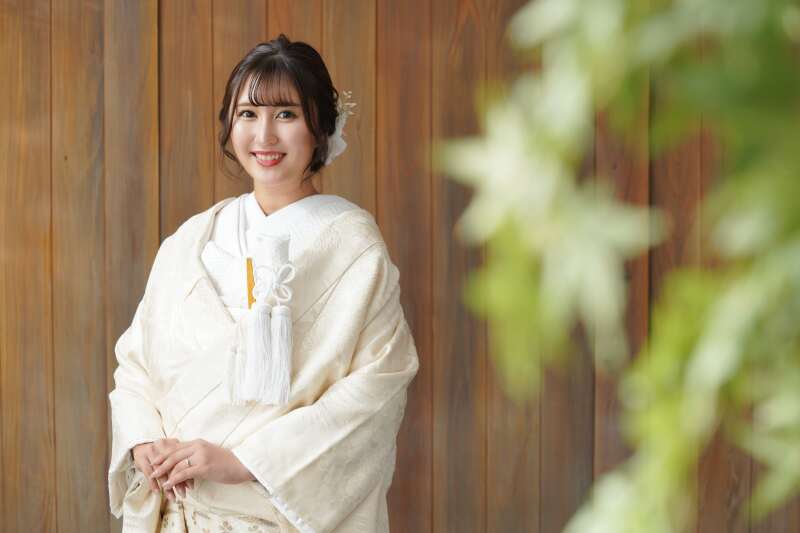 ご新婦様のソロカット。