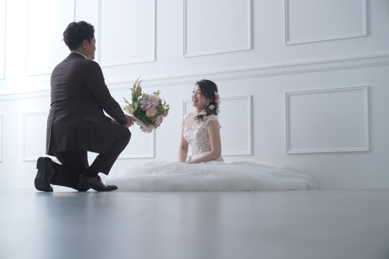 新郎様の渡し方は・・・