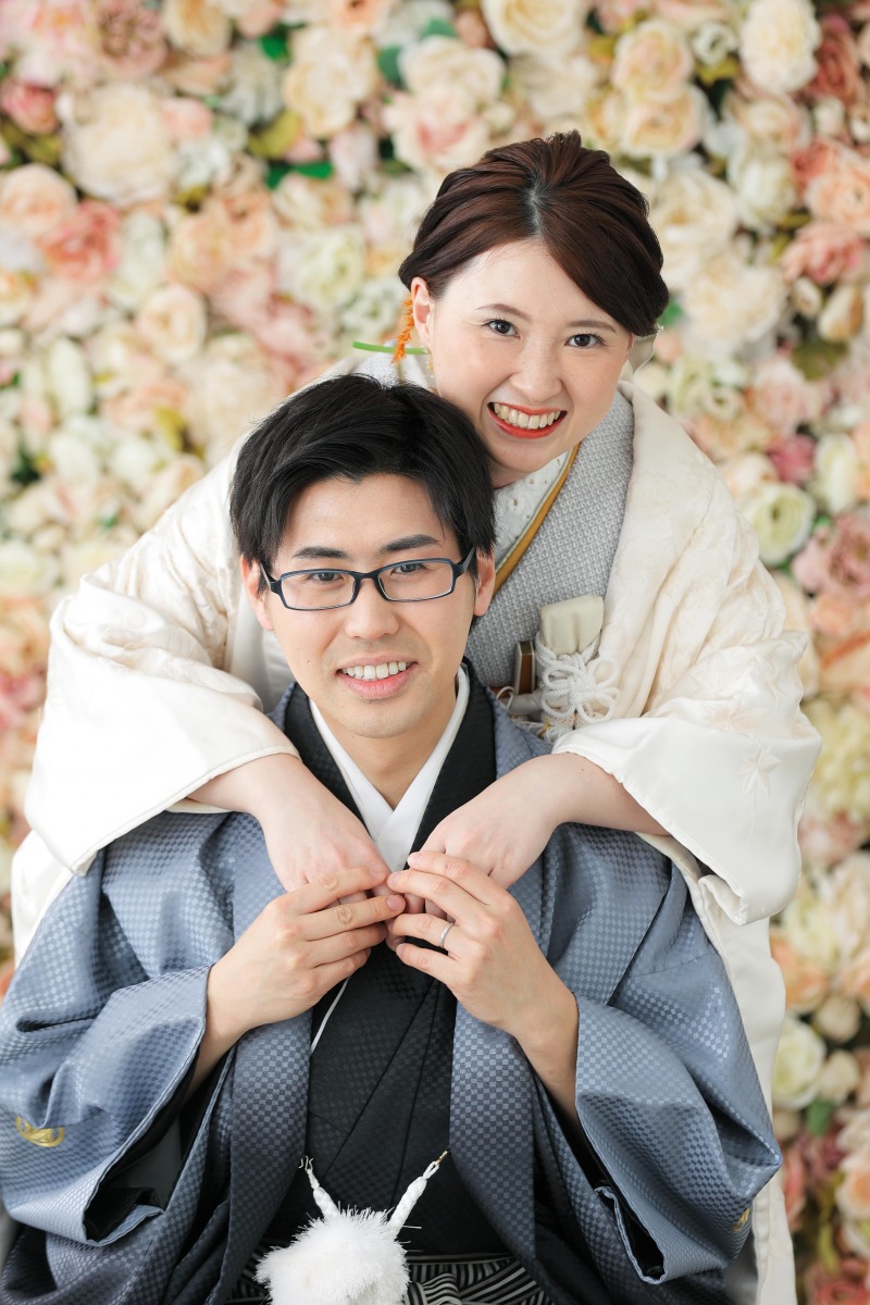 バックハグで！