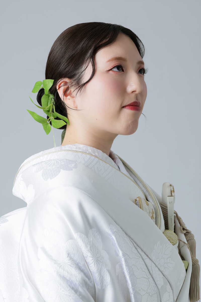 ヘアメイクが主役の一枚