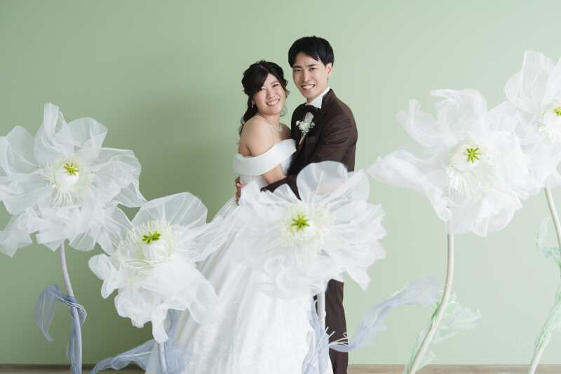 お花に埋もれて