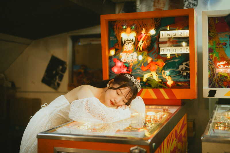 レトロゲームとご新婦様の姿も