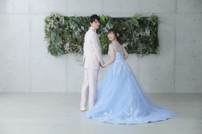 仲良く手を繋いで一枚