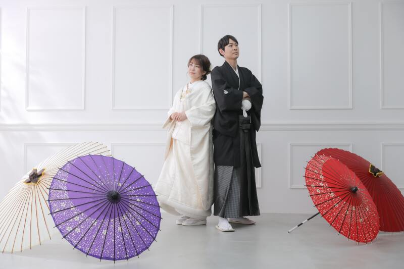 番傘を並べ・・・