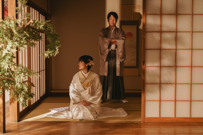 夕暮れ風のライティングで