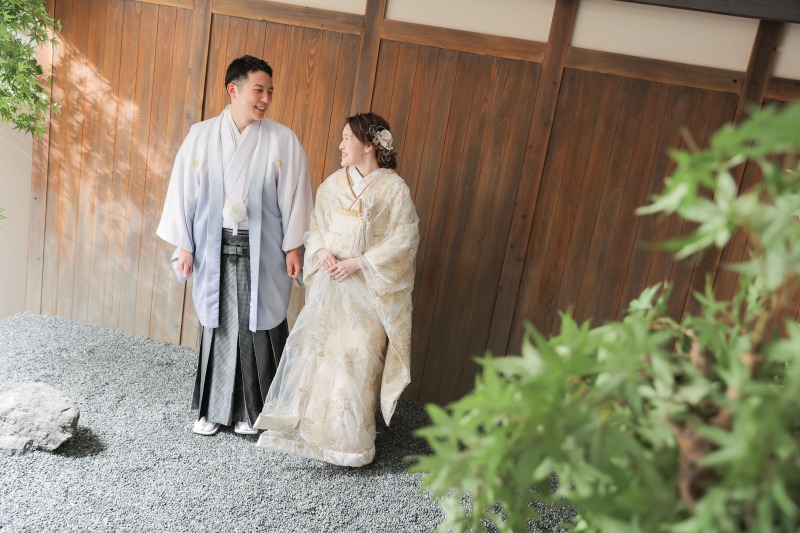 お二人の撮影がスタートしました。