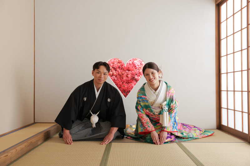 和装の締めはお辞儀で