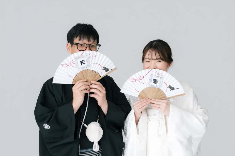 キュートな扇子で！