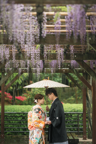 雨の日の花田苑