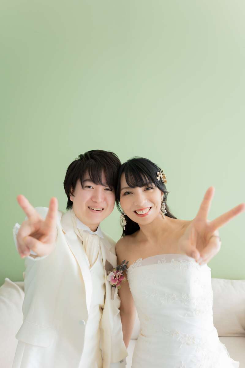 最後はラフにピース