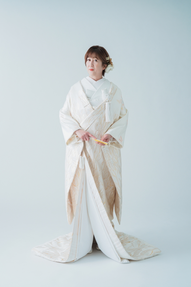 白無垢にチェンジ。