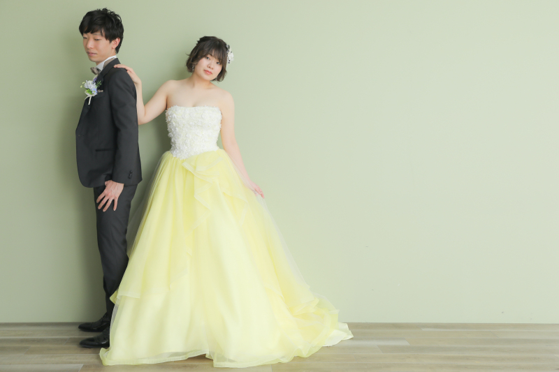 最後はカラードレスで！！！