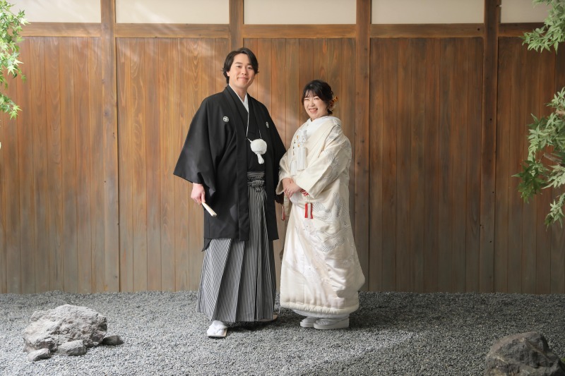 屋内庭園での撮影