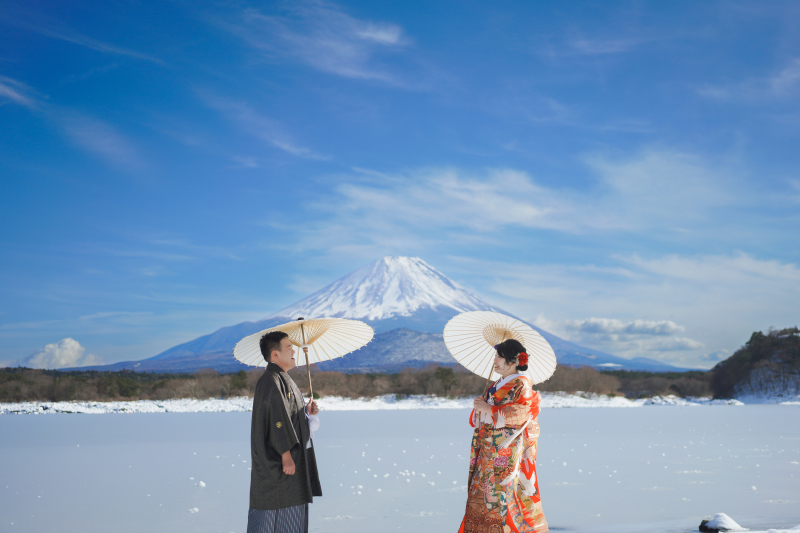 冬の富士山
