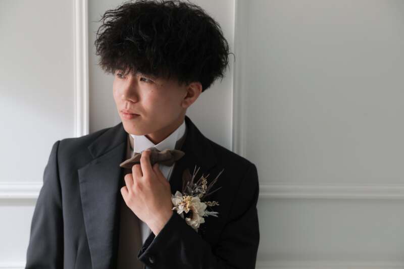 ご新郎様のソロカット