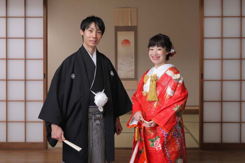 屋内庭園スタジオで