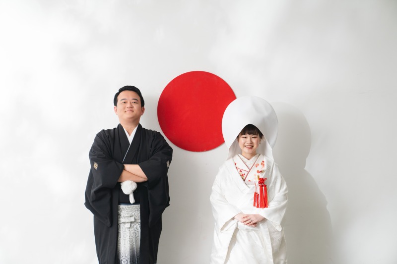 お二人で並んで