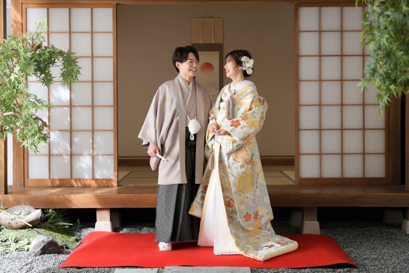 和装撮影スタート!
