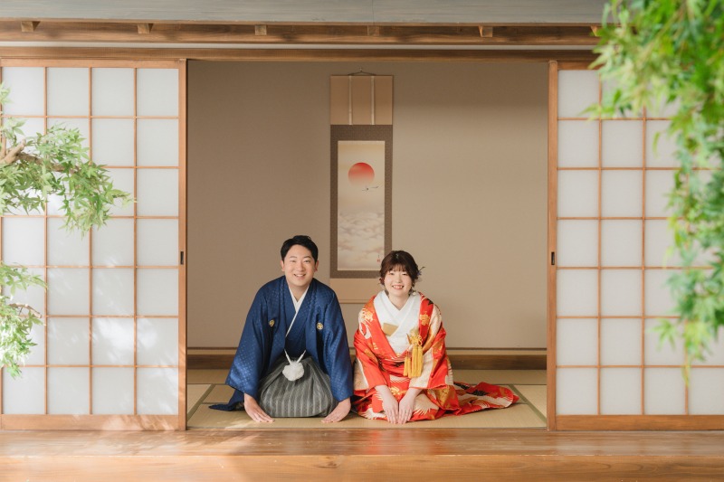 屋内庭園、最後はお辞儀で！