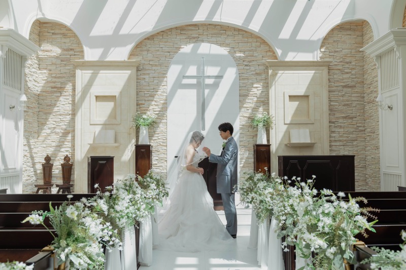 ベールアップのシーン