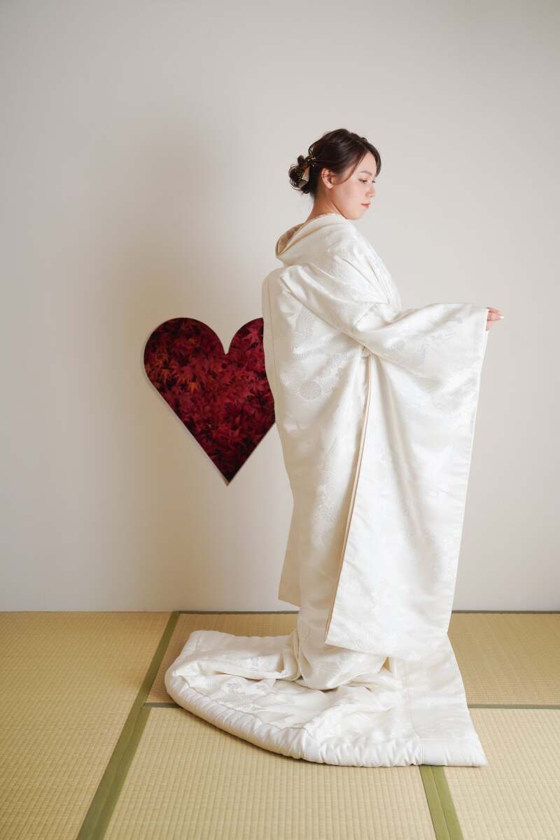 ハートの猪目窓