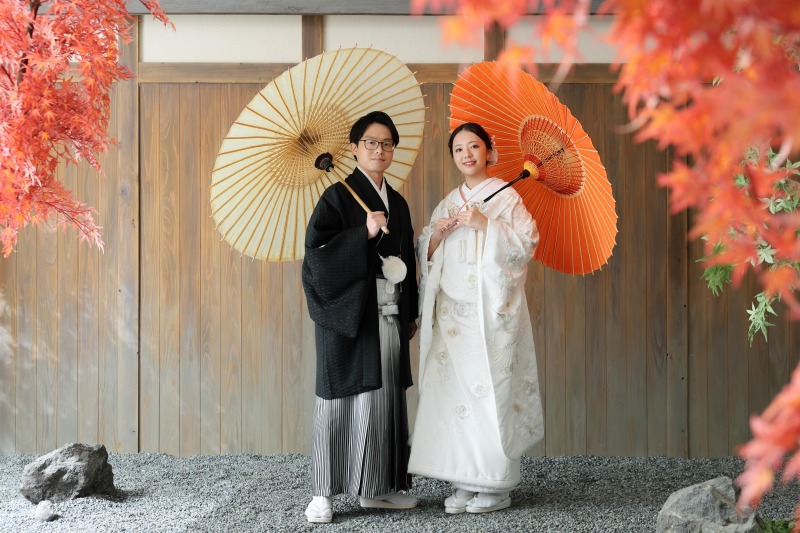 室内で紅葉撮影！