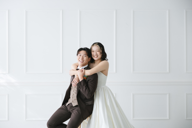 ハウススタジオで2着撮影