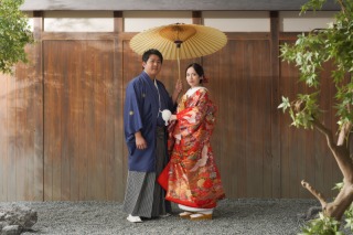 屋内庭園スタジオで