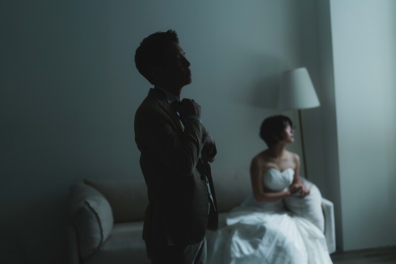 新郎様の身支度を