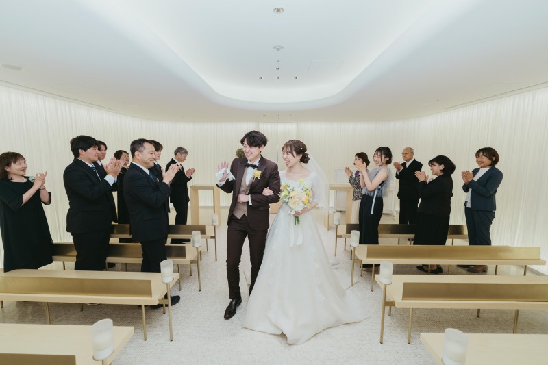 退場のシーンです。