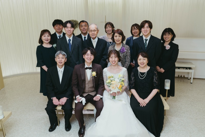 ご家族さんとの集合写真