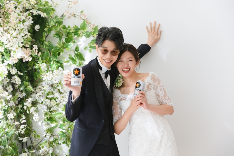 大好きなビールと!