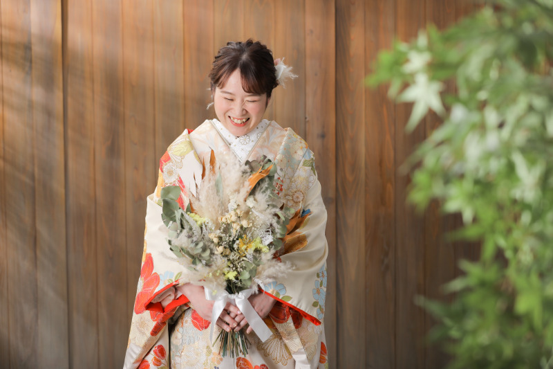 お気に入りのブーケと！