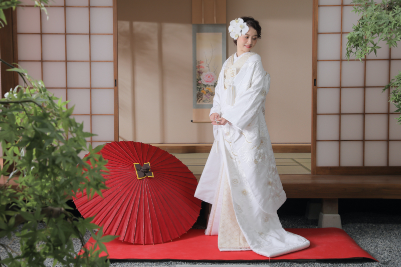 続いてはご新婦様のソロショット！