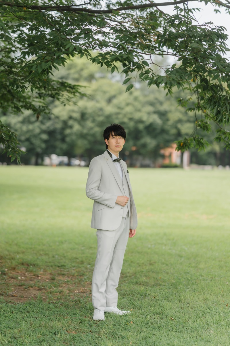 新郎様のソロカット