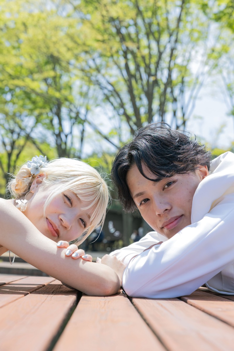 お二人で向かい合って