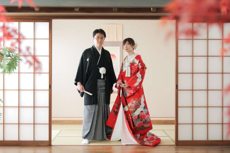 フォーマルな立ち姿